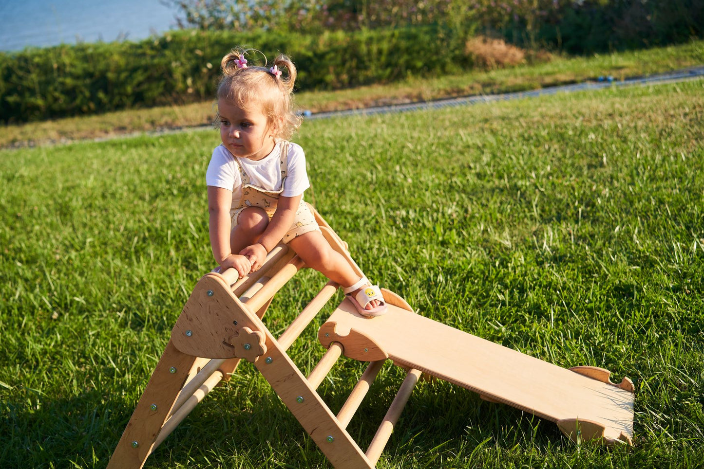 2er Set Climber Pikler Dreieck + Rampe (Mini)