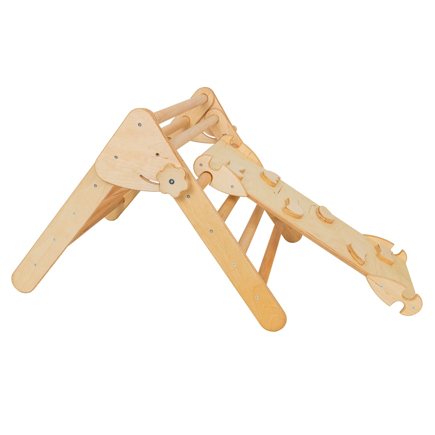 2er Set Climber Pikler Dreieck + Rampe (Mini)