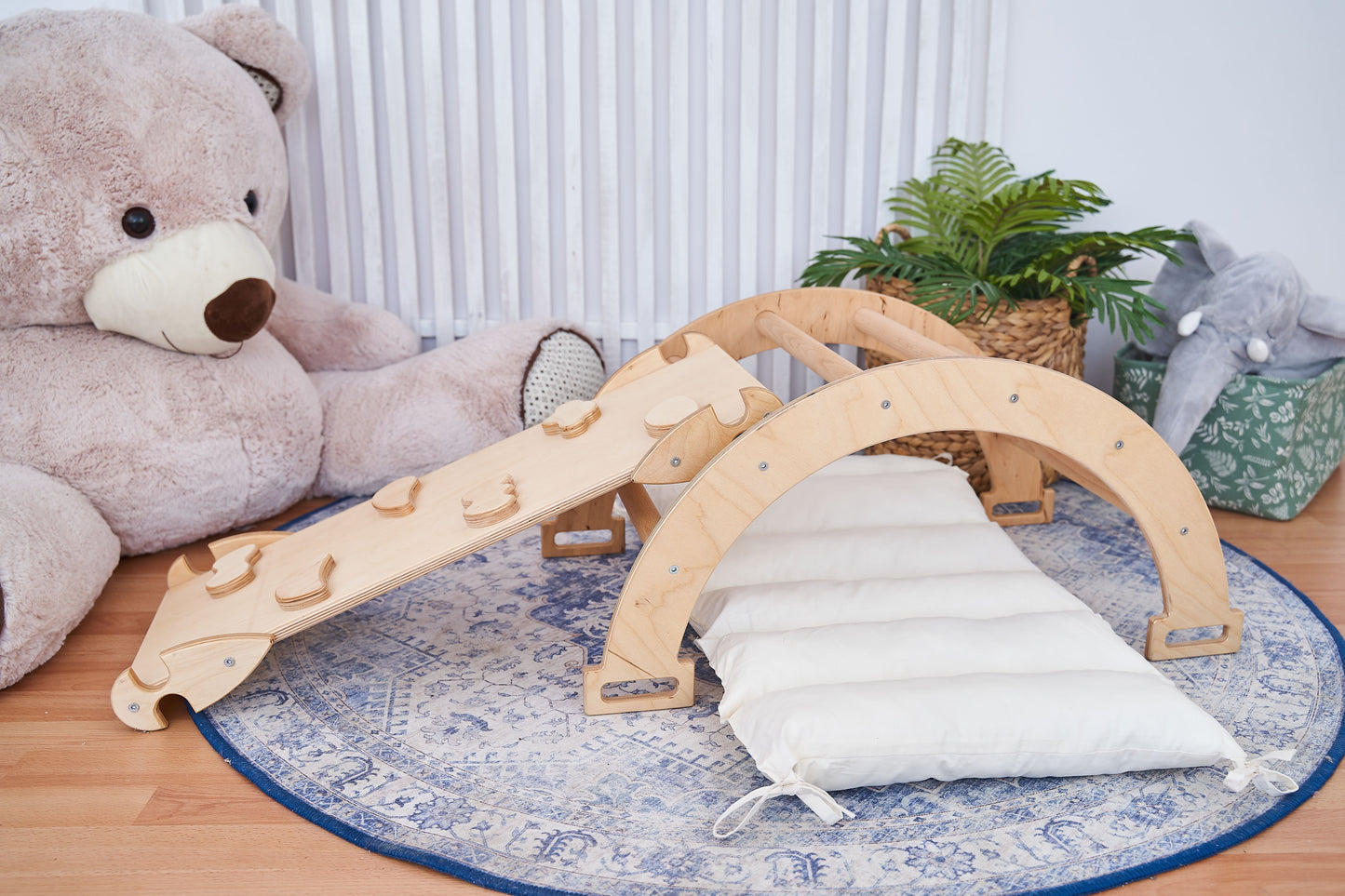Balance Board Montessori Kletterbogen Babyschaukel Spielzeug