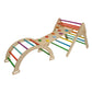 Montessori Indoor Climbing Set (Arch+Ramp+Board) Bright Large