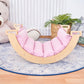 Montessori Baby Rocker Set Arch + Cushion (Min) Pastel