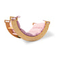 Montessori Baby Rocker Set Arch + Cushion (Min) Pastel